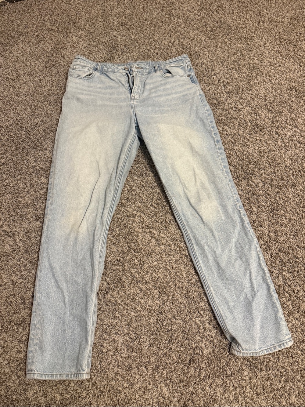 American Eagle Outfitters Light Blue Straight Leg Jeans